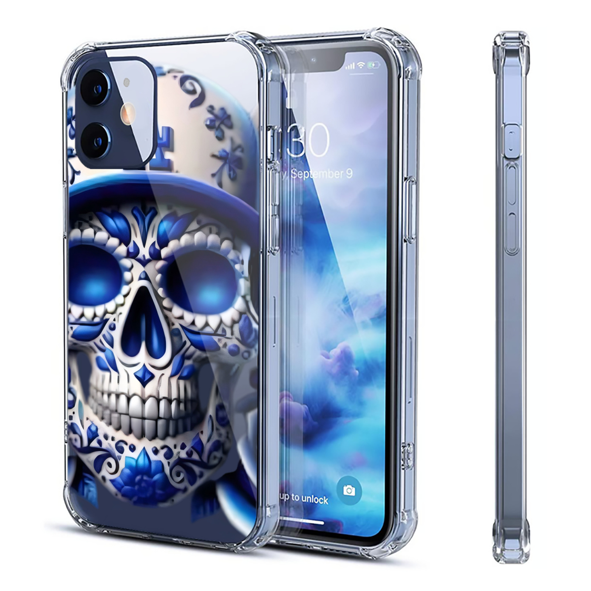  Clear IPhone 12 Case – Soft TPU With UV Print – Enhanced Drop Protection, Precise Fit, Anti-Fingerprint, Customizable Design, Scratch-Resistant, Yellow-Resistant